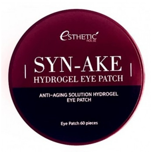 Гидрогелевые патчи для глаз   ЗМЕИНЫЙ ПЕПТИД  Syn-Ake Hydrogel Eye Patch  60 шт Esthetic House