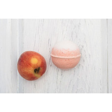 Бурлящий шарик для ванны  ПЕРСИКОВЫЙ СОРБЕТ  персик, абрикос  120g Кафе Красоты